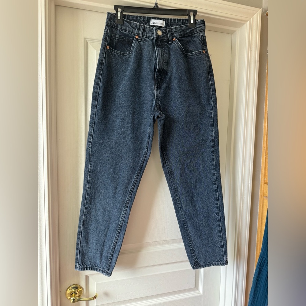 Zara Acid Washed Jeans - Picture 2 of 5
